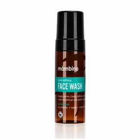 Mambino Organics Pore Refining Foaming Cleanser & Face Wash, Red African Tea   Orange, 5.5 Fluid Ounces