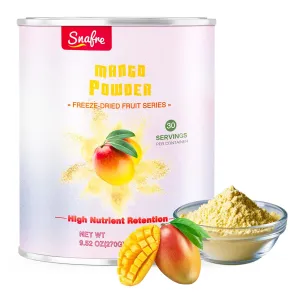 Mango Powder, Freeze Dried Mango Powder, 9.52OZ/270G, No Sugar Added, No Additives, for Beverages, Smoothies, Juices, Drinks, Baking