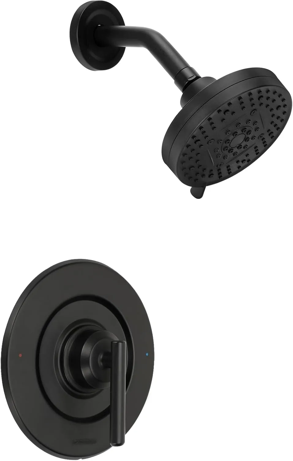 Matte Black Shower Trim Kit Compatible with moen T2902EPBL Black Shower Trim Kit, Easy to Install, Featuring Single Function Shower Head and Shower Handle, Requires 2510 valve