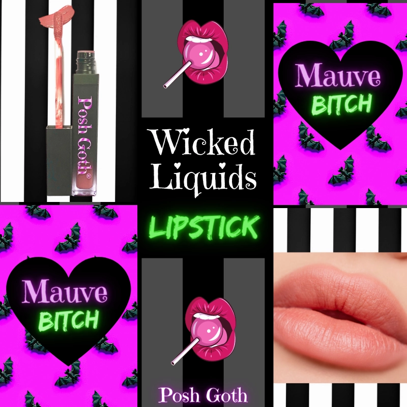 MAUVE B*TCH Long-Wear Wicked Liquids™ Matte Peachy Mauve Lipstick