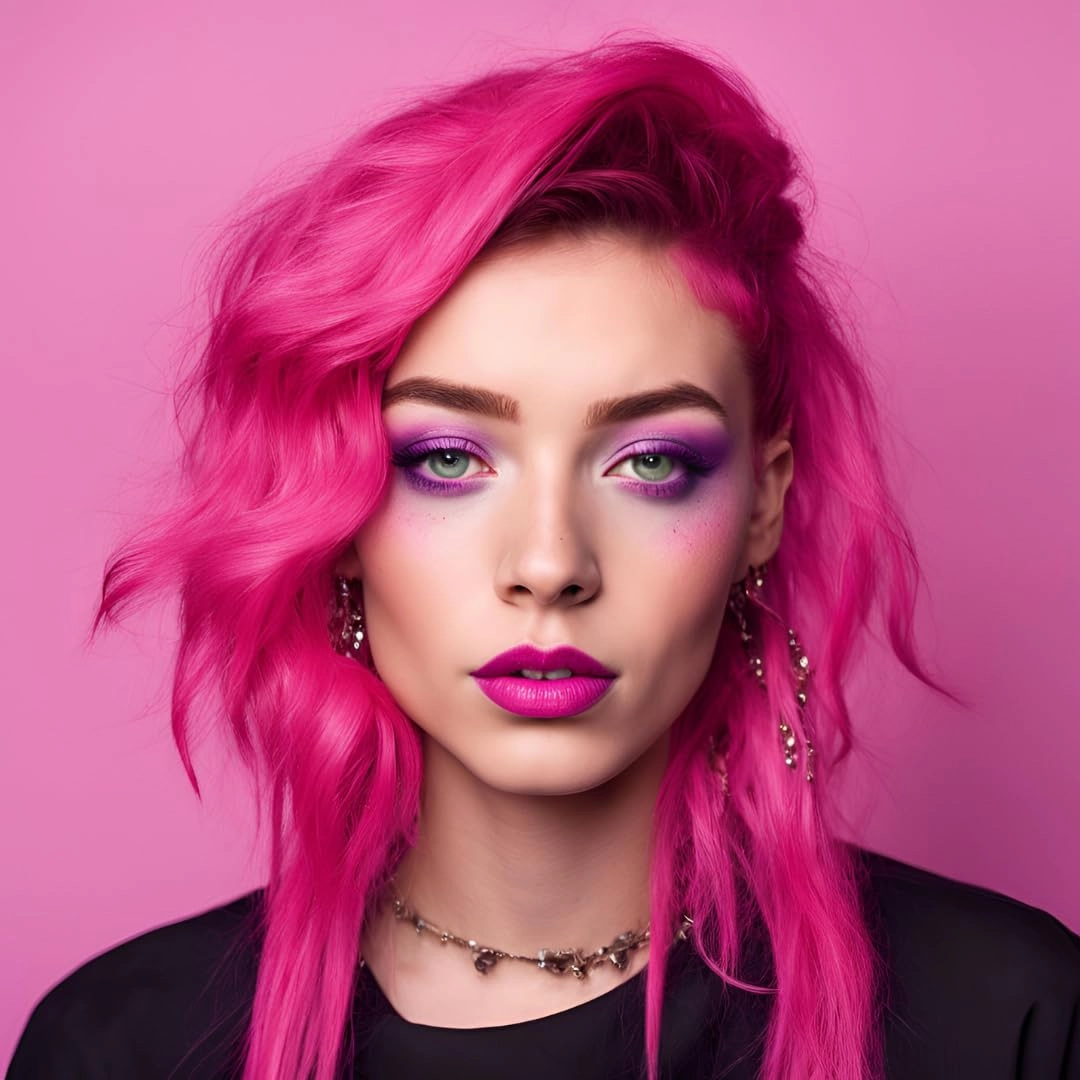 Medusa Semi-Permanent Hair Color, Vegan and Cruelty-Free Hair Dye, Last up to 24 Washes, Non-Damaging Conditioning Hair Color (Hot Pink, 5 fl oz)