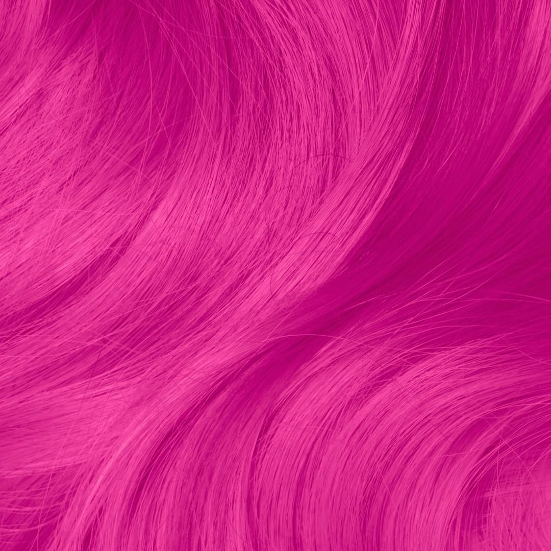 Medusa Semi-Permanent Hair Color, Vegan and Cruelty-Free Hair Dye, Last up to 24 Washes, Non-Damaging Conditioning Hair Color (Hot Pink, 5 fl oz)