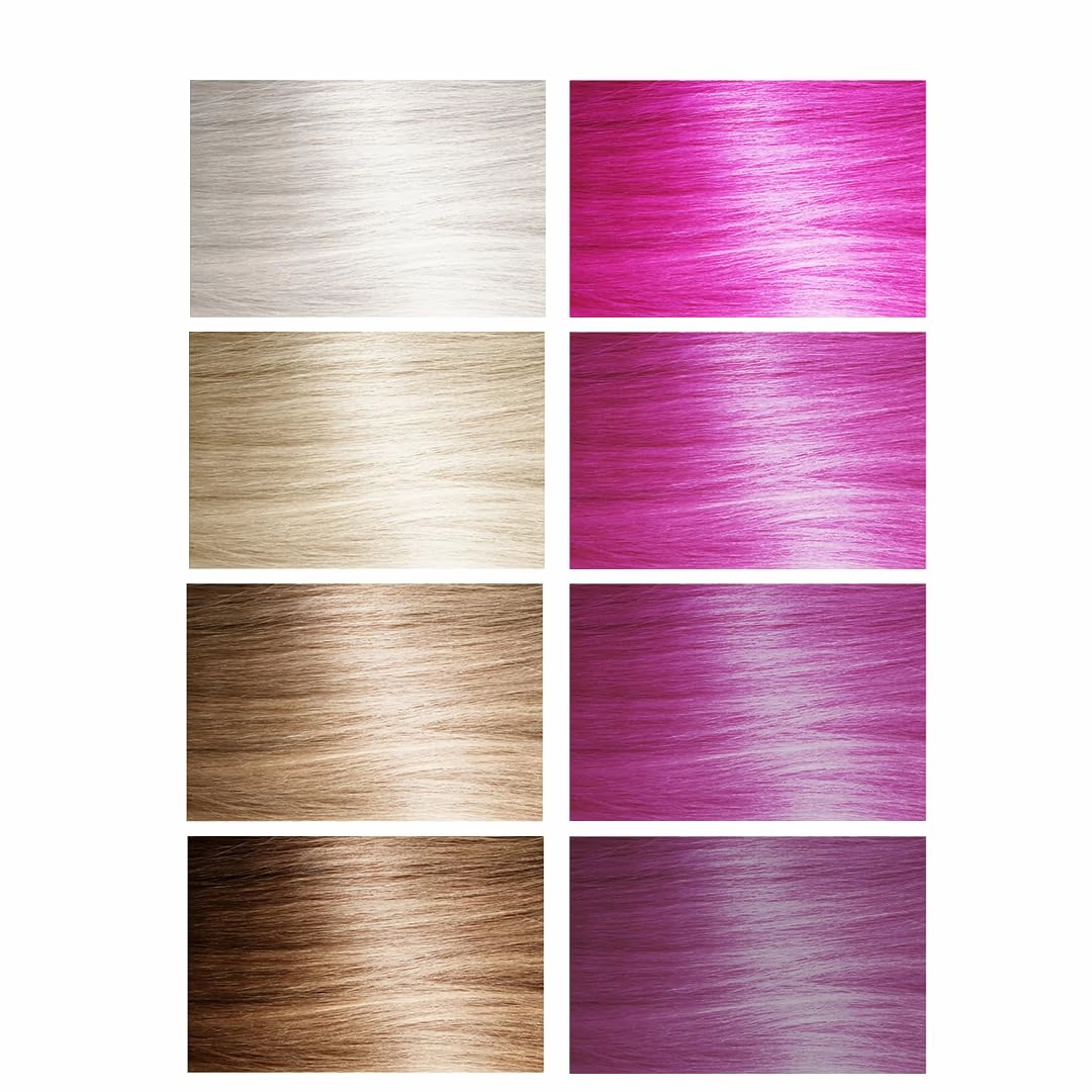 Medusa Semi-Permanent Hair Color, Vegan and Cruelty-Free Hair Dye, Last up to 24 Washes, Non-Damaging Conditioning Hair Color (Hot Pink, 5 fl oz)