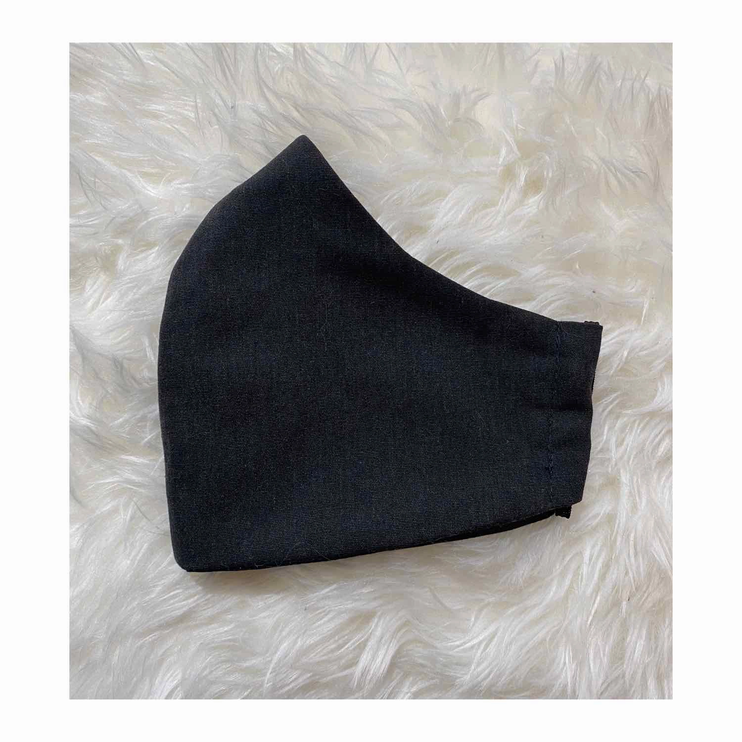 Men Charcoal Black Washable Face Mask