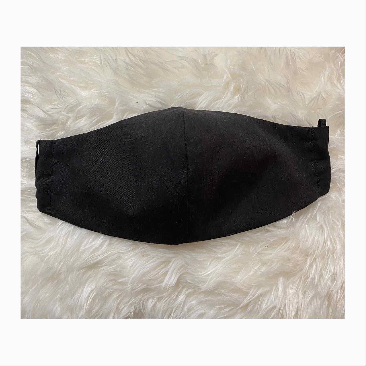 Men Charcoal Black Washable Face Mask