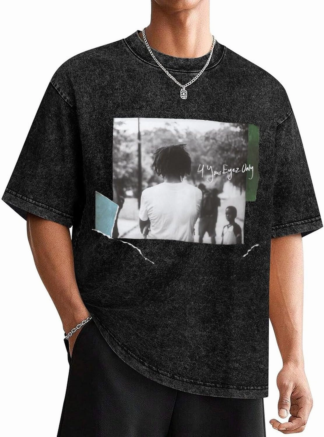 Men Shirt,Washed Vintage T Shirt Crewneck Shirt for Men