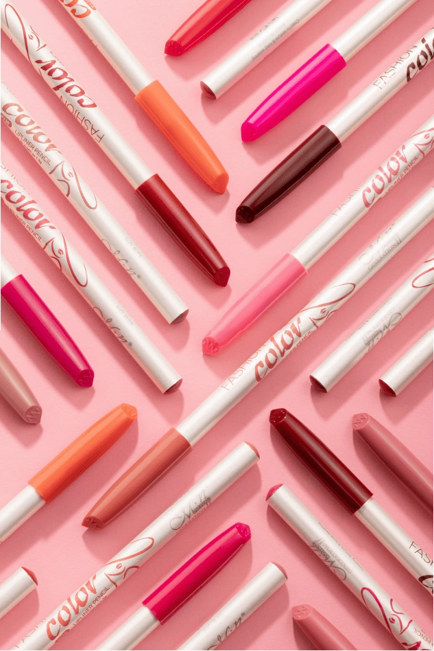 Menow meno P130 lip liner 12 color lip liner matte fog wooden pole set