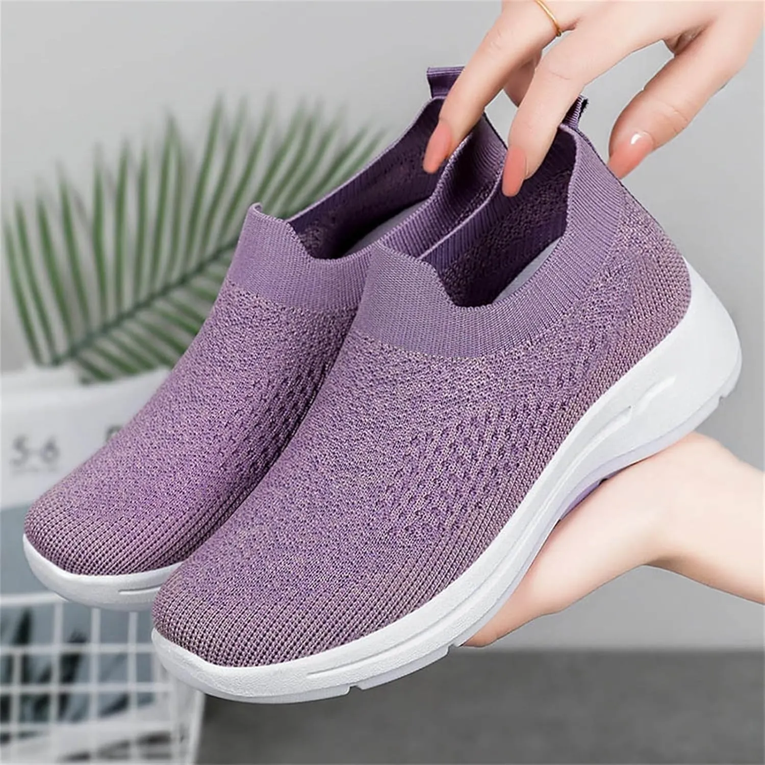 Mens Oxfor𝐝s Casual Fashion Slip on Shoes Dress Business Sneakers Mesh Comfortable Lightweight Workout Footwear