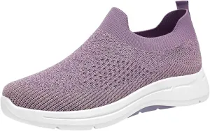 Mens Oxfor𝐝s Casual Fashion Slip on Shoes Dress Business Sneakers Mesh Comfortable Lightweight Workout Footwear