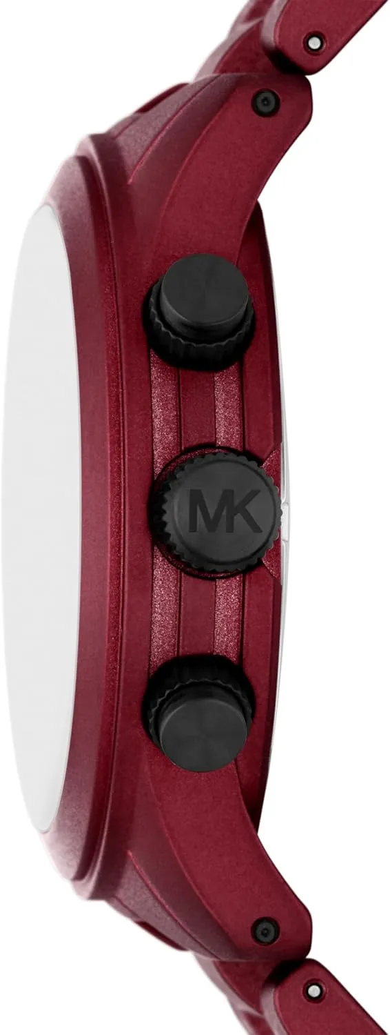 Michael Kors Runway Men's Watch, Stainless Steel Chronograph Watch for Men with Steel or Silicone Band