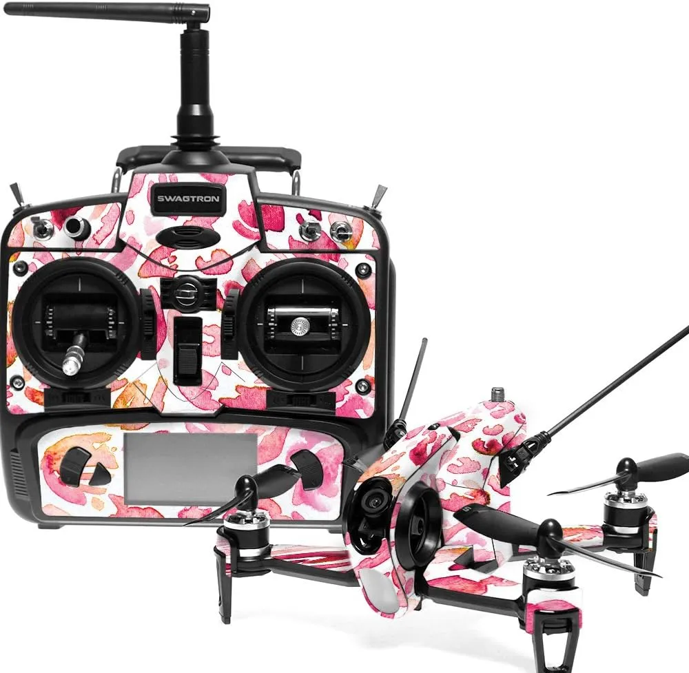 MightySkins Skin Compatible with Swagtron SwagDrone 150-UP - Pink Petals | Protective, Durable, and Unique Vinyl Decal wrap Cover | Easy to Apply, Remove, and Change Styles | Made in The USA