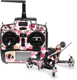 MightySkins Skin Compatible with Swagtron SwagDrone 210-UP - Pink Petals | Protective, Durable, and Unique Vinyl Decal wrap Cover | Easy to Apply, Remove, and Change Styles | Made in The USA