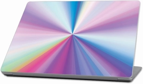 MightySkins Protective, Durable, and Unique Vinyl wrap cover Skin for Microsoft Surface Laptop (2017) 13.3" - Rainbow Zoom, Pink (MISURLAP-Rainbow Zoom)