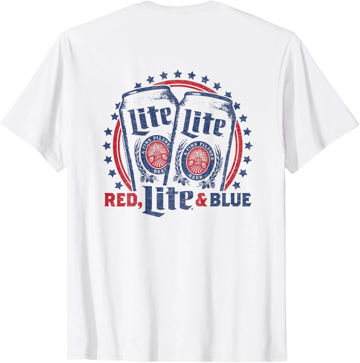 Miller Lite - Red, Lite, and Blue T-Shirt