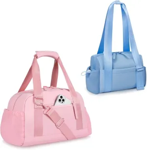 Mini Gym Bag Blue   Small Gym Bag Pink