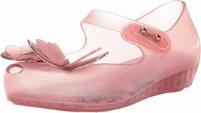 mini melissa Girl's Ultragirl Fly III BB (Toddler/Little Kid) Pink Glitter 5 Toddler