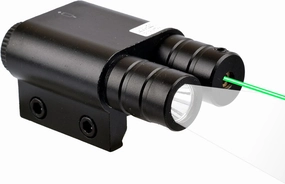 Mini Rifle Combo Red Green Laser Sight Pistol 500 Lumen Flashlight Gun Beam Handgun Weaponlight for 20mm Picatinny Rail Mount Airsoft