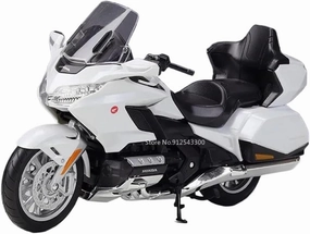 Mini Simulation Motorcycle Toys 1/12 for Honda Motorcycle Model Alloy Static Simulation Scale Model Motorcycle Adult for Boys(White)