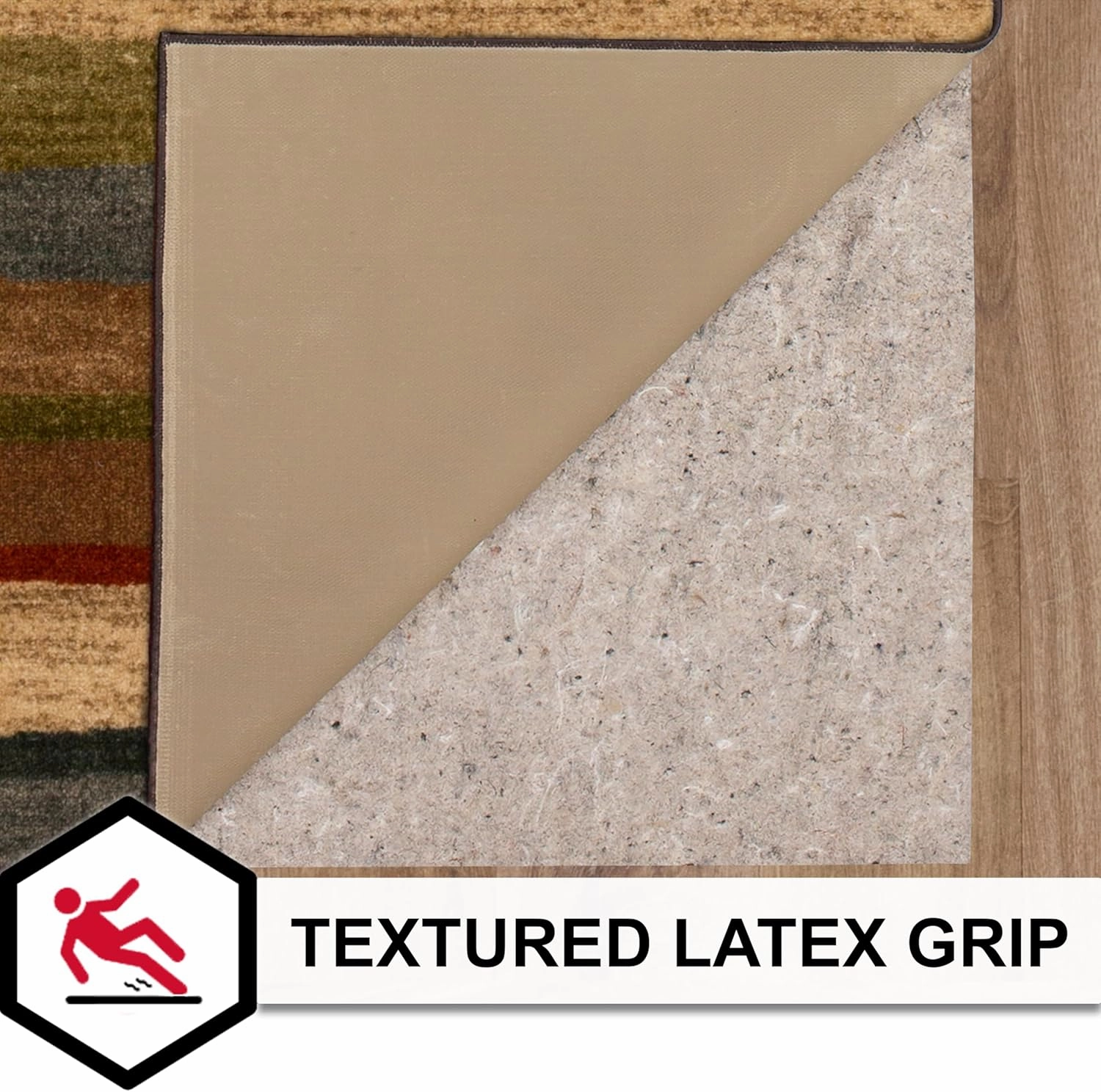 Mohawk Home Mayan Sunset Stripe 2' 6" x 3' 10" Area Rug - Tan - Perfect for Living Room, Dining Room, Office