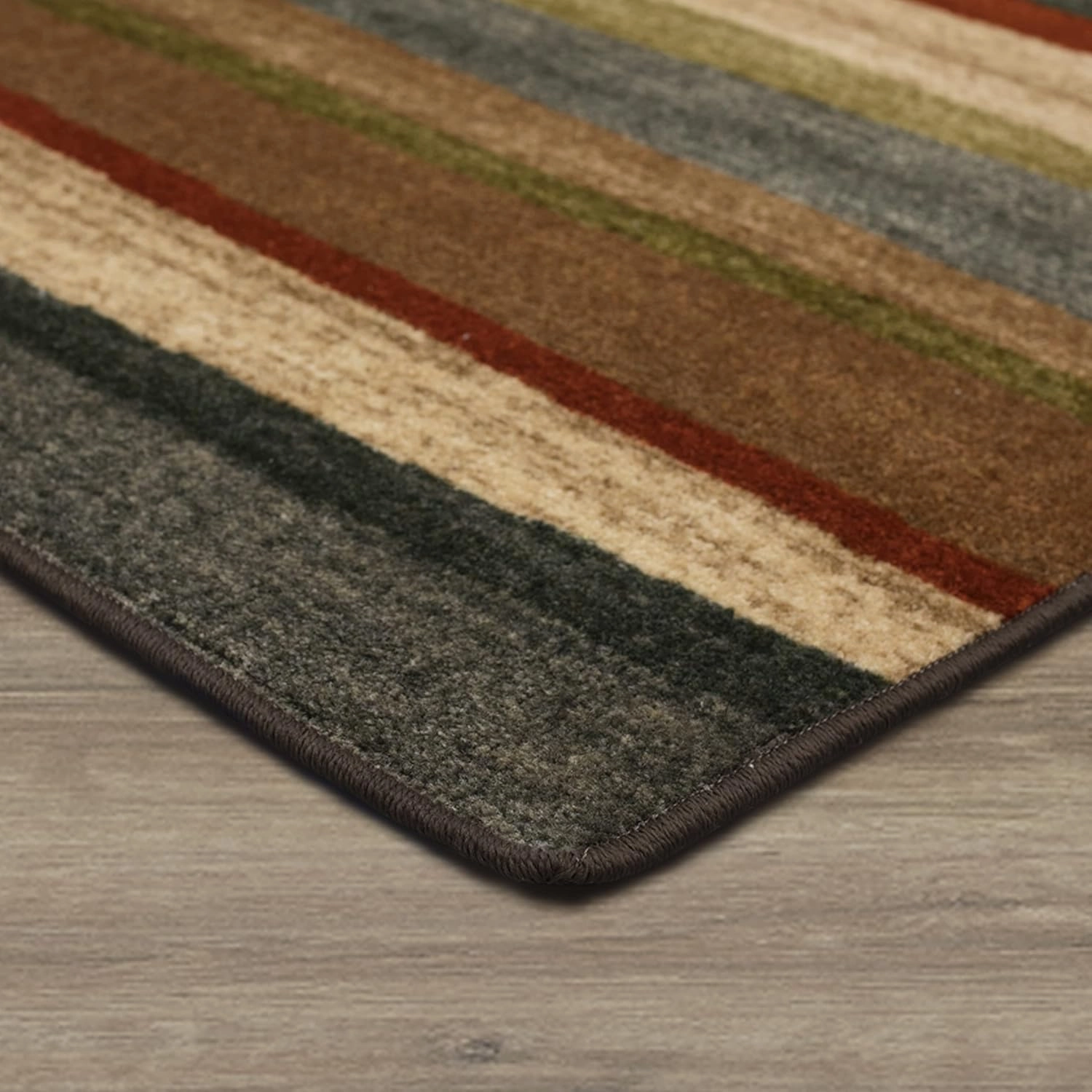 Mohawk Home Mayan Sunset Stripe 2' 6" x 3' 10" Area Rug - Tan - Perfect for Living Room, Dining Room, Office