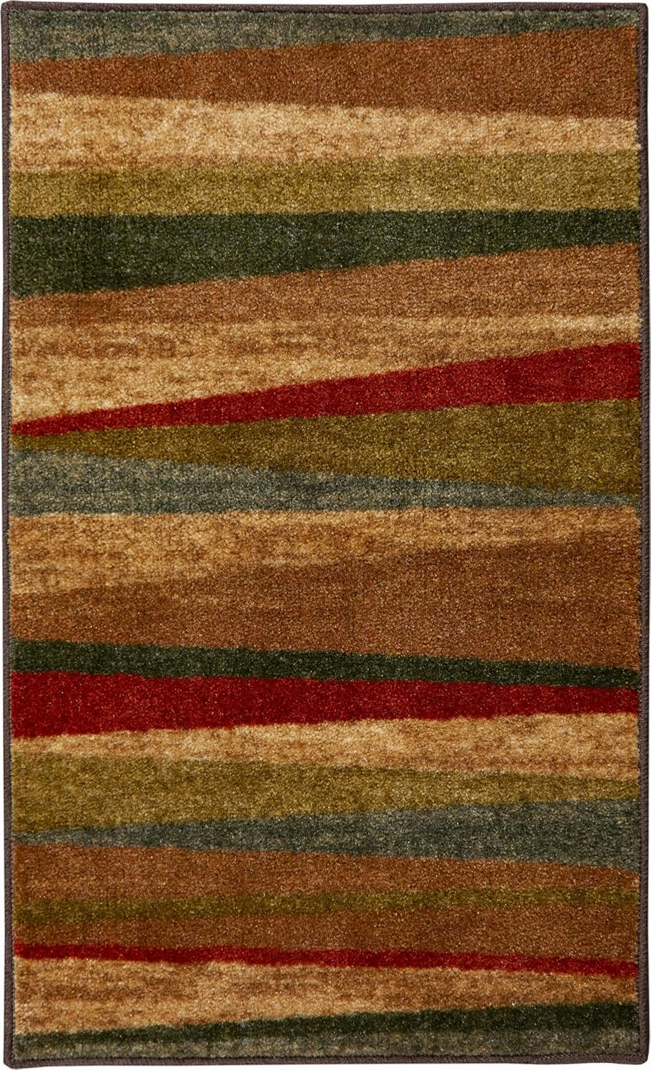 Mohawk Home Mayan Sunset Stripe 2' 6" x 3' 10" Area Rug - Tan - Perfect for Living Room, Dining Room, Office