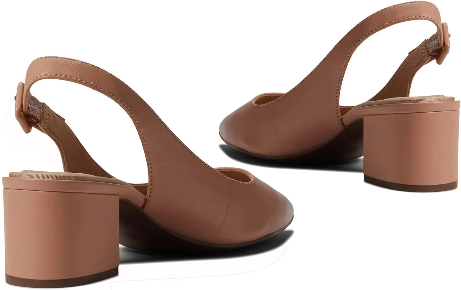 MOOMMO Women Chunky Block Low Heel Slingback Pumps Ankle Strap Pointed Closed Toe Dress Sandals Pumps Suede Formal Office Work Dress Shoes Ladies Evening Wedding Dressy Elegant Comfort 4-11 M US