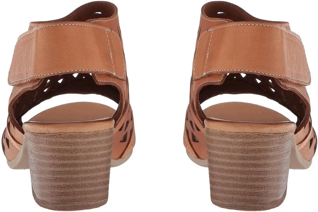 MOOMMO Women Chunky Stacked Heel Caged Sandals Open Peep Toe Booties Cutout Ankle Boots Low Block Heels Gladiator Sandals Hollowed Matte Hook Loop Backless Summer Bootie Vintage Chic Party 4-11 M US