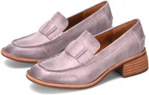 MOOMMO Women Vintage Low Stacked Heels Oxford Loafers Shoes Square-Round Closed Toe Slip On Penny Loafers Burnished Matte Leather Work Loafer Pumps Office Ladies Business Casual Formal Comfy 4-11 M US