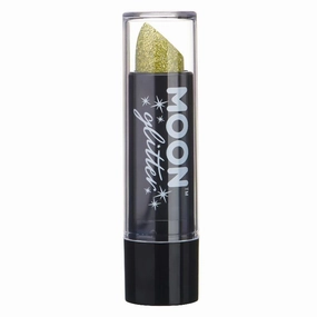 Moon Glitter Holographic Glitter Lipstick Gold G07510 Costume Make Up