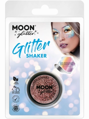 Moon Glitter Holographic Glitter Shakers,Rose Gold  Wholesale