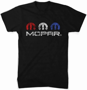 Mopar RWB Logo T-Shirt – 100% Cotton, Vintage Muscle Car Shirt, Modern Fit Black