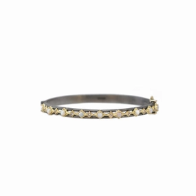 Morganite and Opal Crivelli Huggie Bracelet
