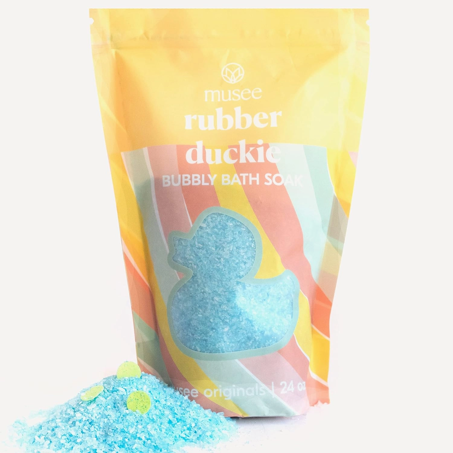 Musee Luxury Bath Soak | Rubber Duckie & Don’t Worry Be Happy | Scented Minerals & Essential Oils | Bath Bomb Alternative | Paraben-Free & Made in USA | Bathtub Essentials for Men & Women, 2-Pack