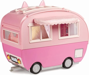Na! Na! Na! Surprise Kitty-Cat Camper Playset, Pink Toy Car Vehicle for Fashion Dolls with Cat Ears & Tail, Opens to 3 Feet Wide for 360 Play, 7 Areas, Accessories, Gift for Kids Ages 5 6 7 8  Years