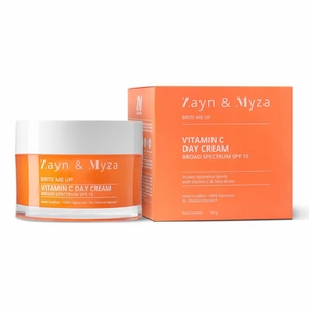 Naturallok Vitamin C Day Cream SPF 15 with UVA sun protection for soft, bright skin, 50g