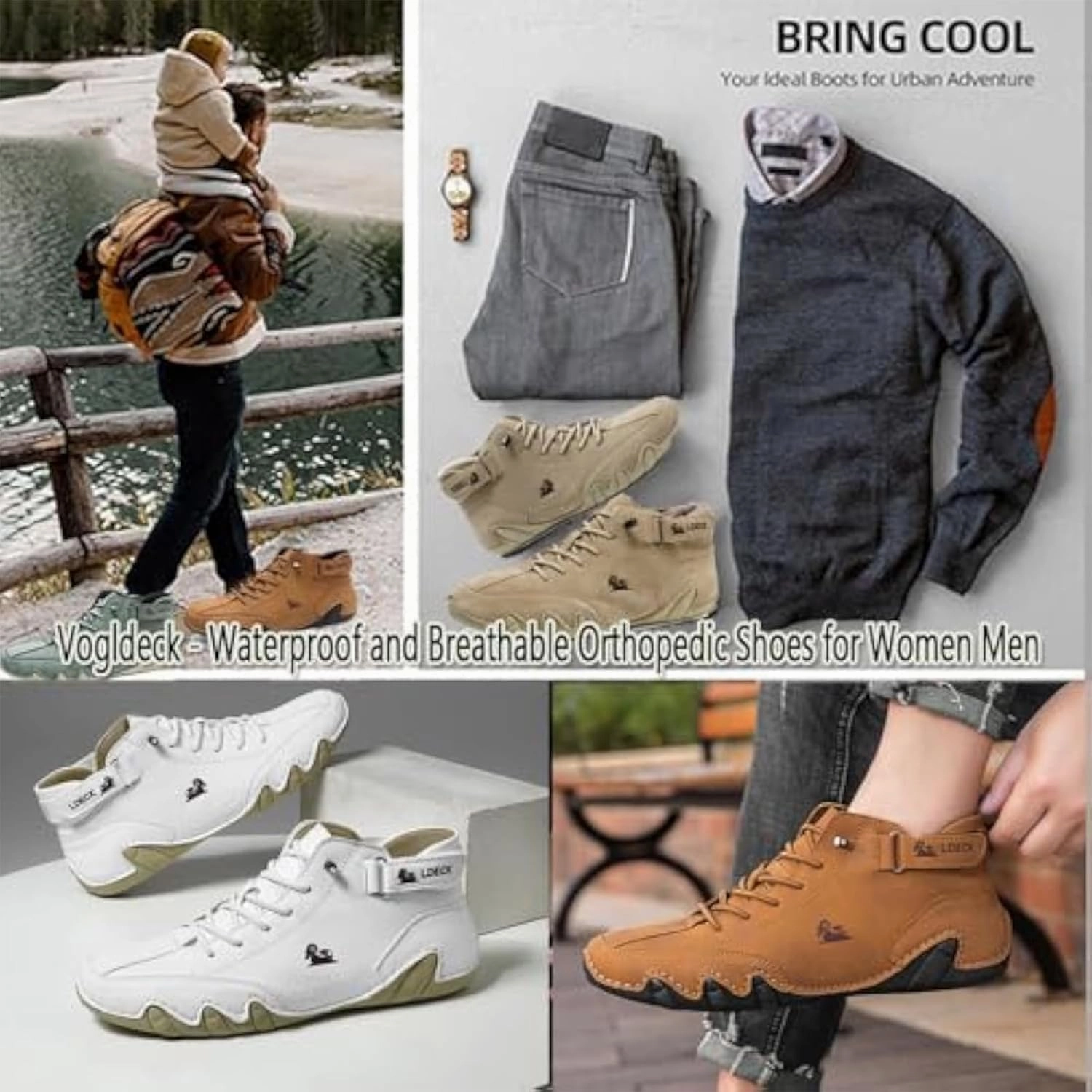 Nevova Shoes for Men Women, Nevova Orthopedic Shoes Men Women, Lightweight Outdoor All Season High Top Boots Arch Support