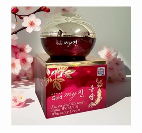 New Version_Korea Red Ginseng Cream Aqua Wrinkle & Anti-Aging 50ml. Balances the Oil and Moisture Skin.