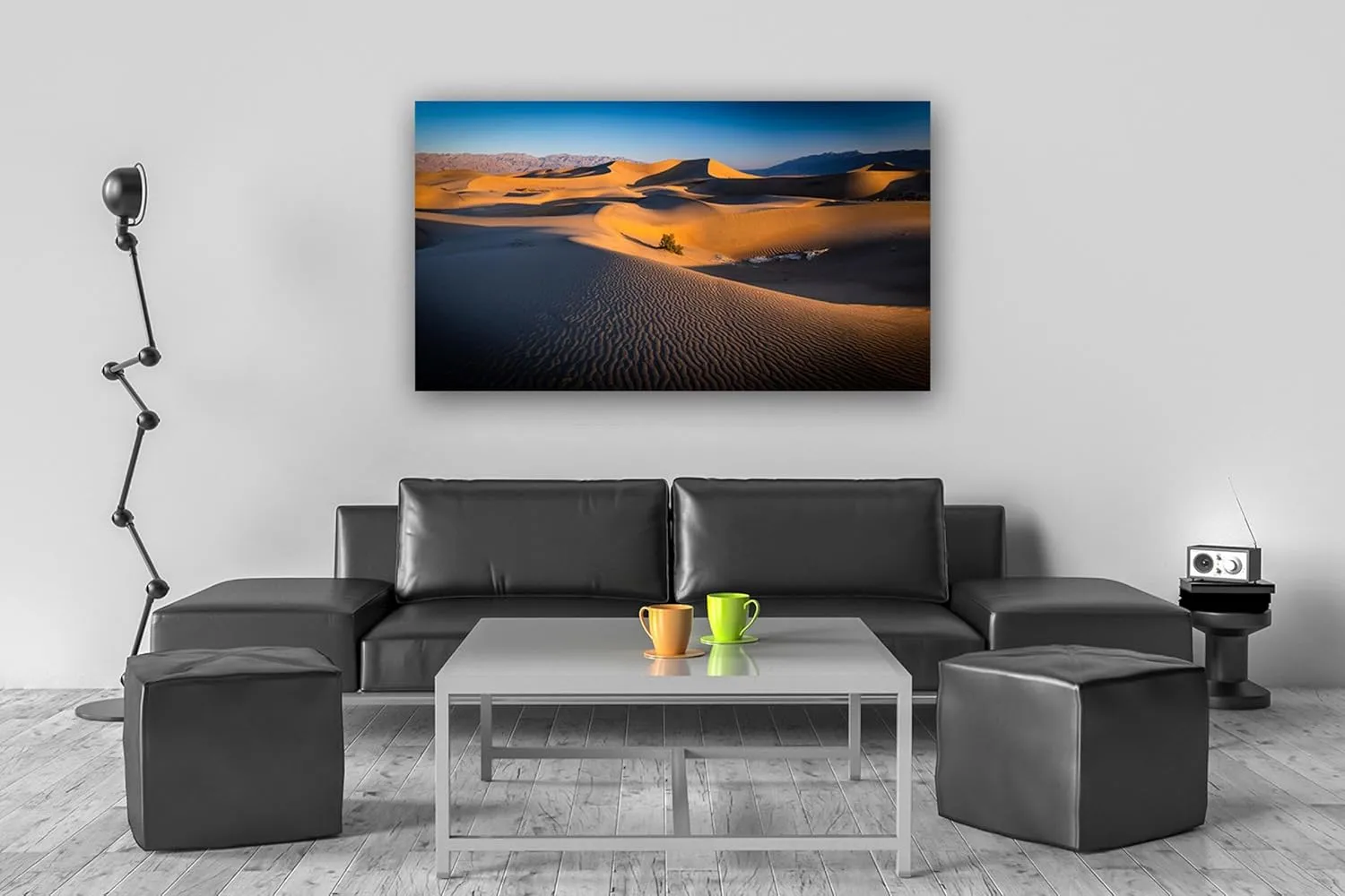NHLDZYH Desert Landscape Canvas Wall Art-Nature Pictures Painting-Artwork Landscape Nature Pictures for Office Home Wall Decor-(Beautiful Desert Scenery A-46) 50x90cm-19.7x35.5in Only Canvas