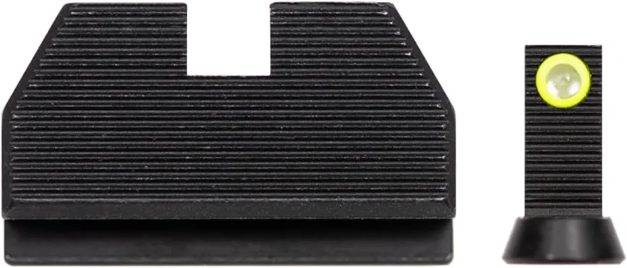 Night Fision Optics Ready Stealth .286-.355 Night Sight Set Compatible with CZ P-10 C/F/S Designed for Lower 1/3rd