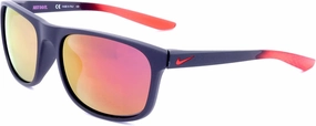 Nike CW4650-015 Endure M Sunglasses Matte Gridiron Frame Color, Grey with Pink Mirror Lens Tint