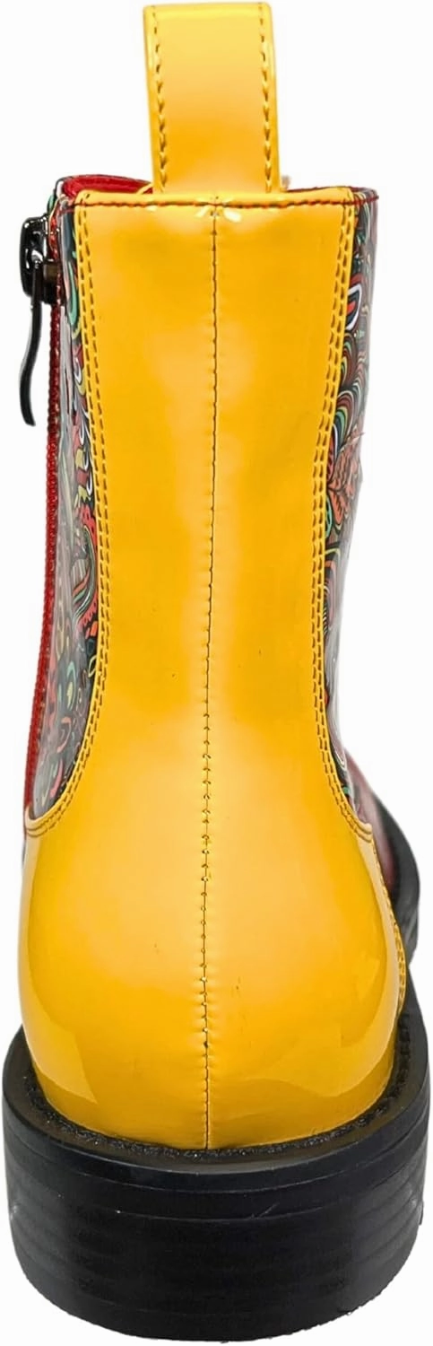 Ninety Union Chelsea Fashion Lace Bootie With Paisley And Mixed Textures