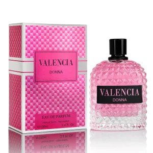 NovoGlow Valencia Donna for Women Eau De Parfum - Amber Floral Jasmine, Bourbon Vanilla & Woods Oriental-Floral Fragrance with a Modern Twist Elegant 100ml Bottle Packed in Paper Box