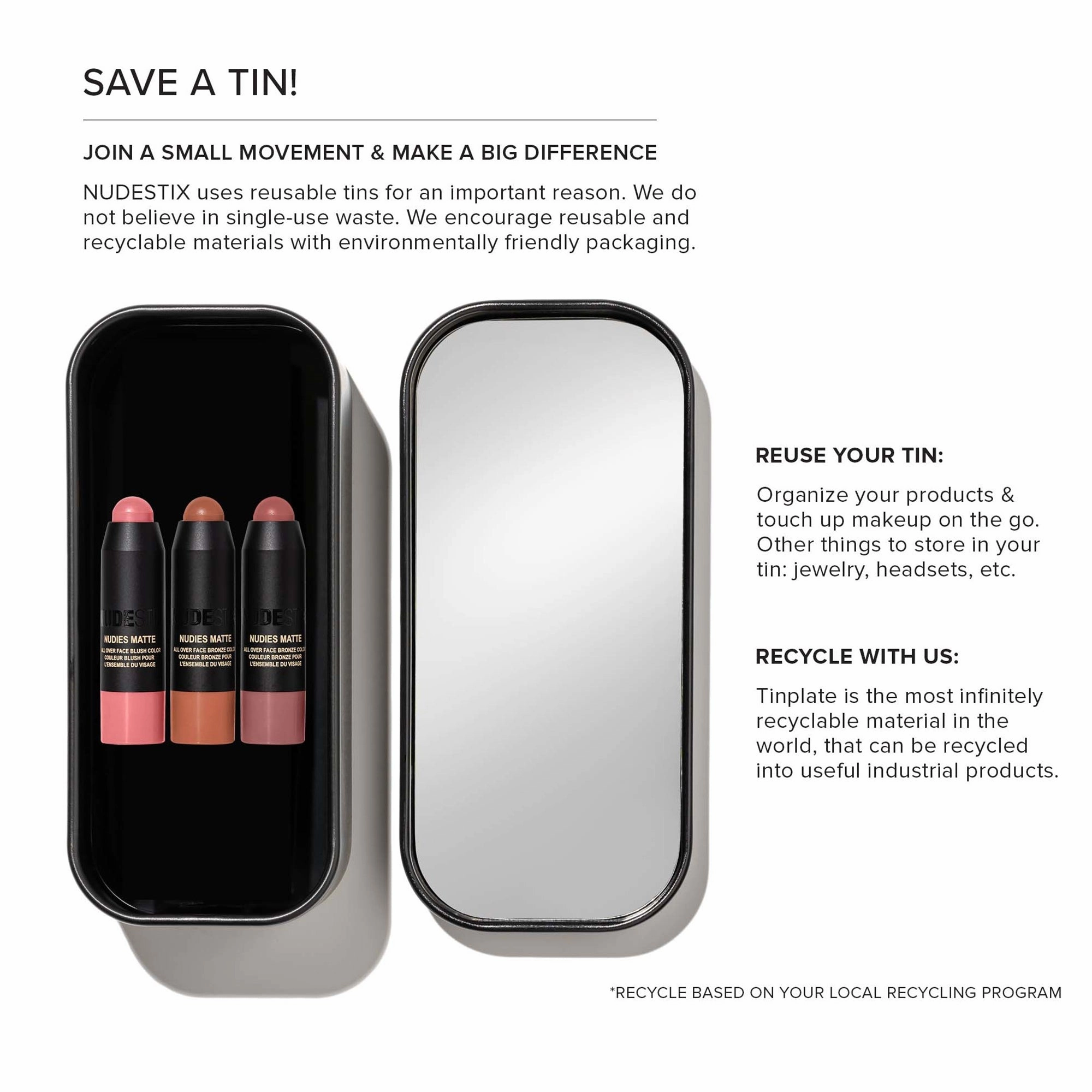 NUDESTIX Sunkissed Blush & Bronze 3-Piece Mini Nudie Kit