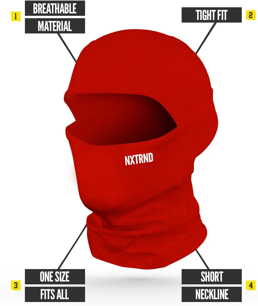 Nxtrnd Football Ski Mask, Shiesty Mask, Cooling Sports Balaclava