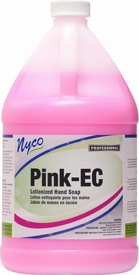 Nyco "Pink-EC Lotionized Liquid Hand Soap - 128 oz - Silky, Creamy, Pearlized Hand and Body Soap - Rich, Luxurious Lather - Use in Professional Hand Soap Dispensers - (NL358-G4)