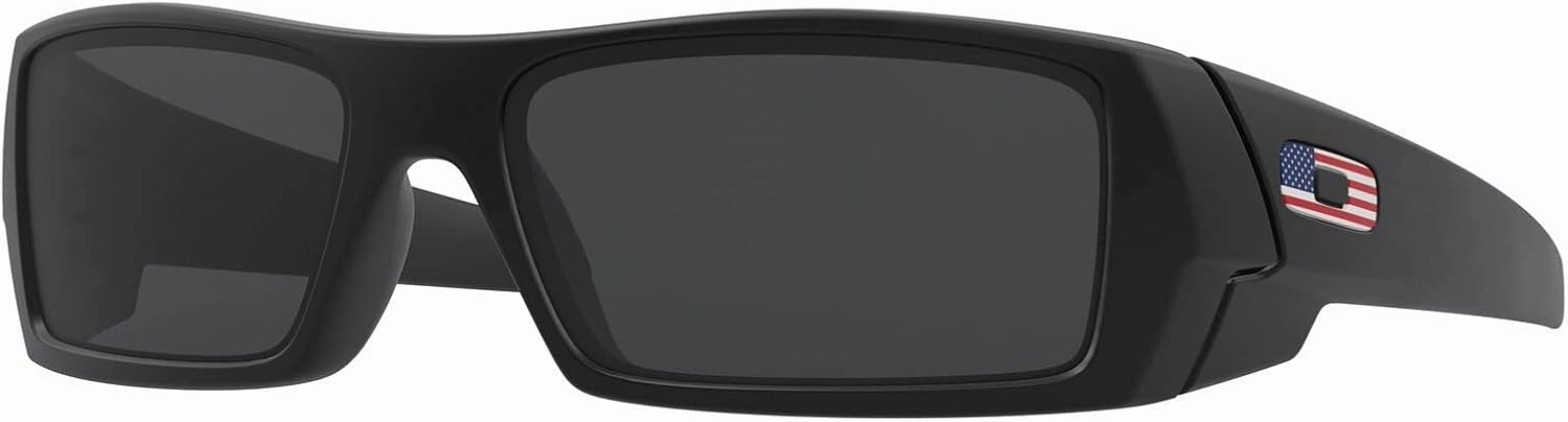 Oakley OO9014 Sunglasses Bundle: OO 9014 GASCAN 11-192 Matte Black and Small Red leash Accessory kit
