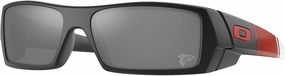 Oakley OO9014 Sunglasses Bundle: OO 9014 GASCAN 901492 Atl Matte Black and Large Red leash Accessory kit