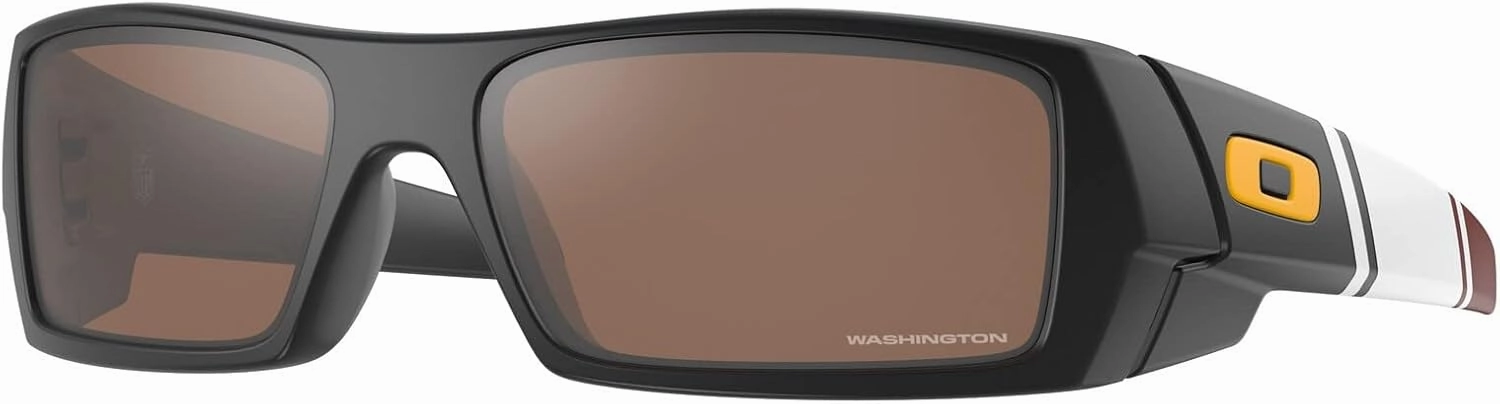 Oakley OO9014 Sunglasses Bundle: OO 9014 GASCAN 9014B3 Was Matte Black and Large Red leash Accessory kit
