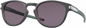 Oakley OO9265 Sunglasses Bundle: OO 9265 LATCH 926562 Matte Carbon and Large Red leash Accessory kit
