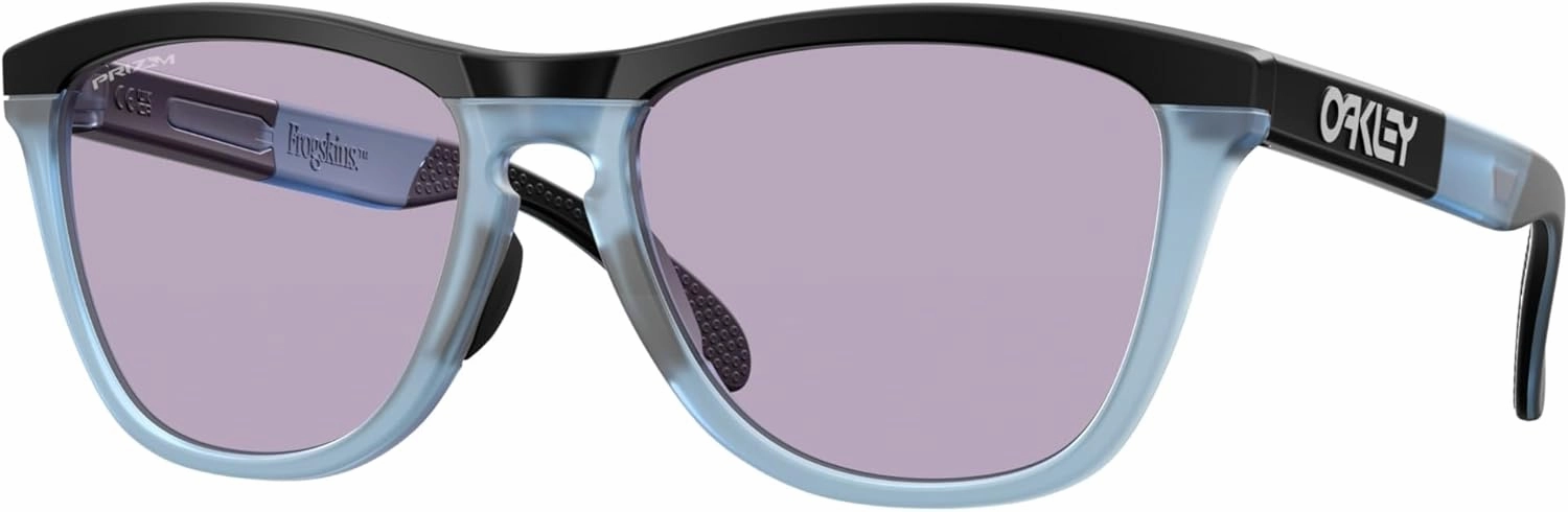 Oakley OO9284A Sunglasses Bundle: OO 9284A 928413 Frogskins Range A Matte Black and Large Red leash Accessory kit